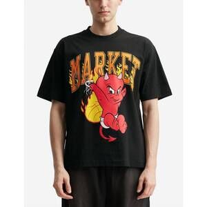 NEW MARKET hot stuff dunk t-shirt in black